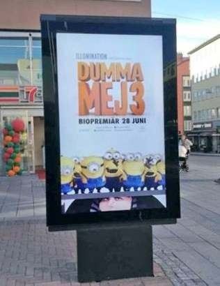 55 Inch Double Side Totem Lcd Outdoor